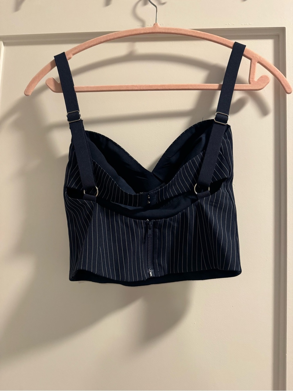 Princess Polly Briana Set in Navy Pinstripe - Picture 5 of 9